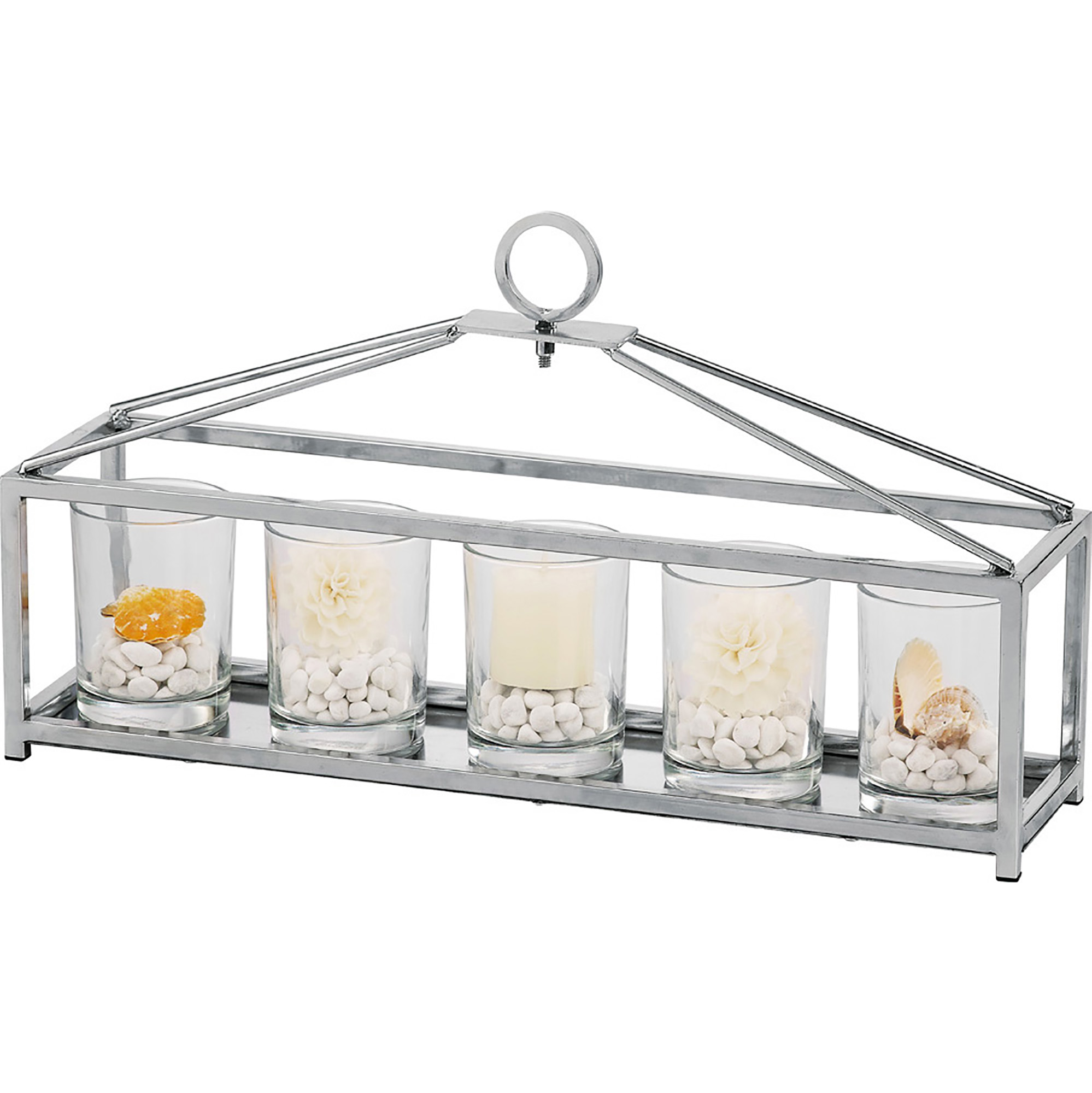 IL70766  Athena 5 Candle Holder Small